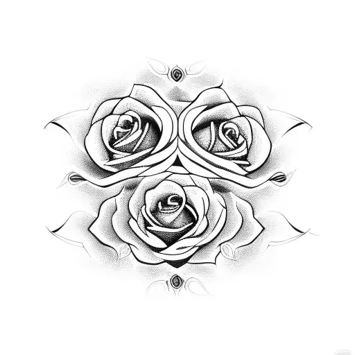 Rose With Snake And Thorns