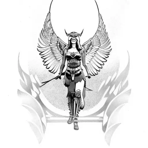 Valkyrie With Wings
