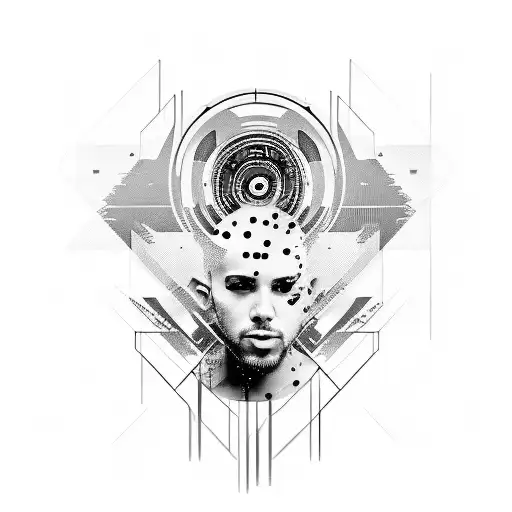 A Realistic Portrait Of A Famous Electronic Music Producer With A Humble And Kind Expression