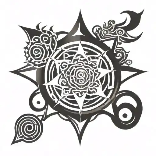Sudarshana Chakra Symbols