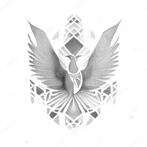 Dove Orange And Emerald Green