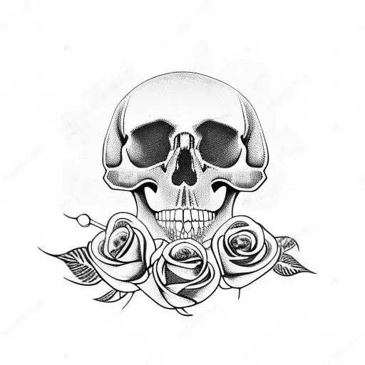 Skull And Roses