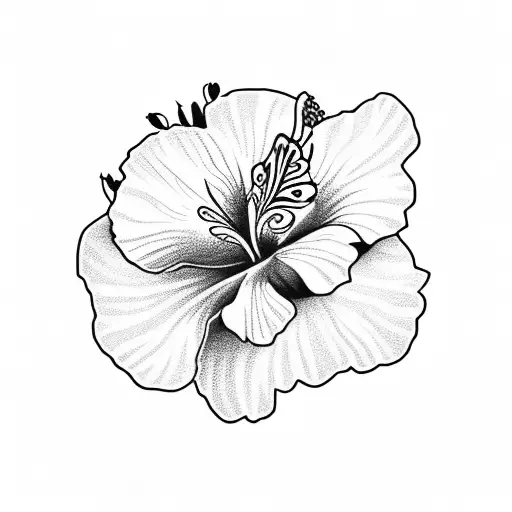 Hibiscus & Hummingbird