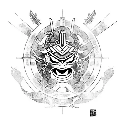 Praying Samurai In Dragon Armour