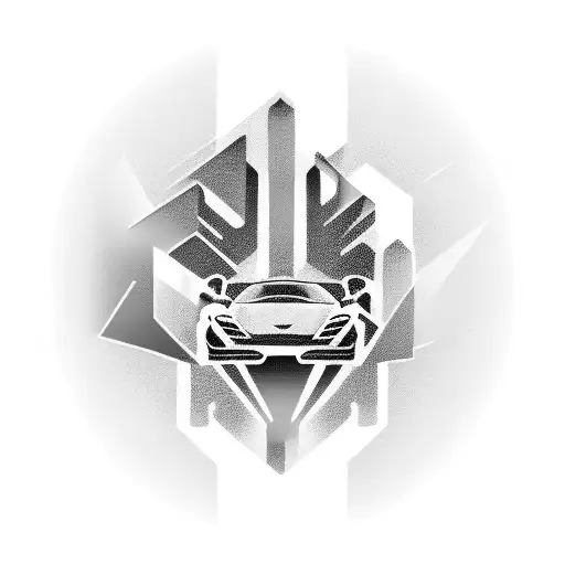 A Sleek And Futuristic Car Speeding Through A Mountain Pass