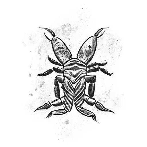 A Female Warrior On The Tail Of A Scorpion