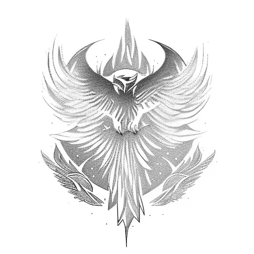 Phoenix Bird Rising Manly Forearm