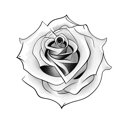 Rose With Root Small