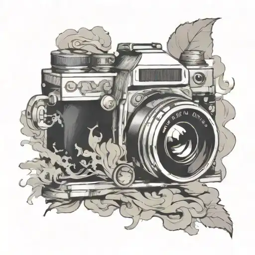 Camera Sitting In Smoke Billowing