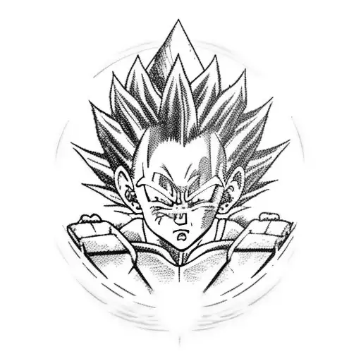 Kid Vegeta With Halo On Head Smiling