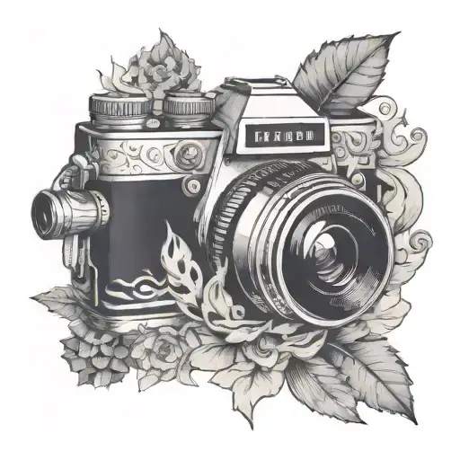 Camera Surrounded By Rising Smoke