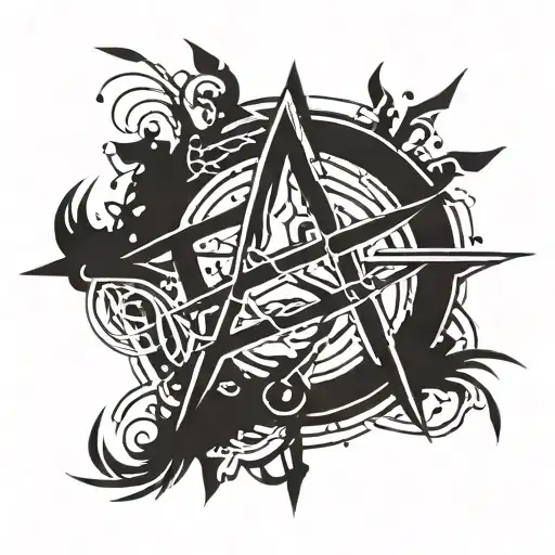 Anarchy Symbol Made Only Way Each Work Design Inspired