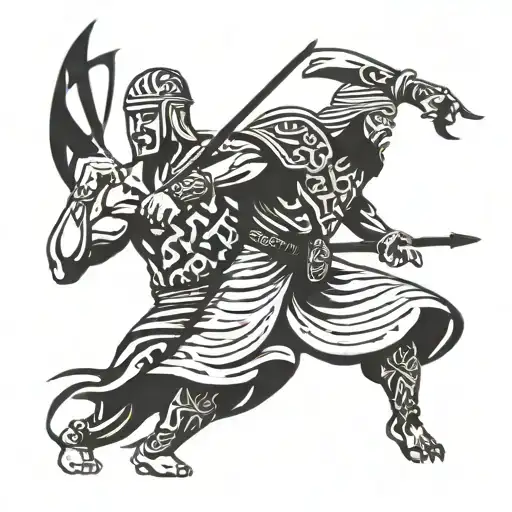 Pagan Slavic Warrior Defeats Muslim