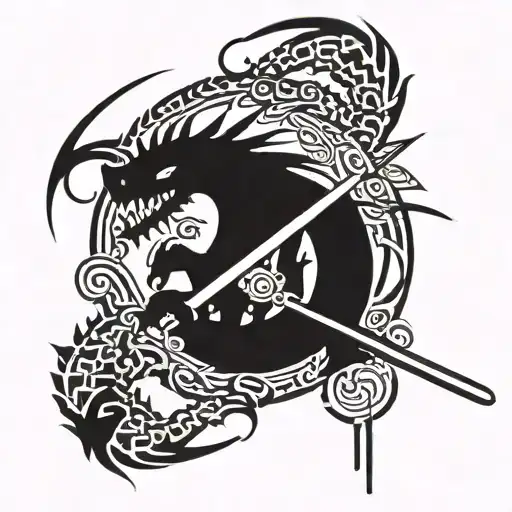 Dragon Con Katana Surrounded