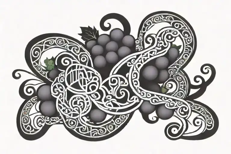 Grape With Word Ubasan