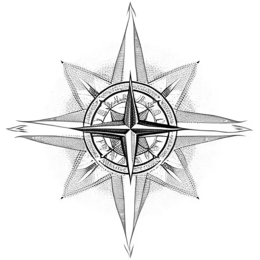 Leaves Compass Night