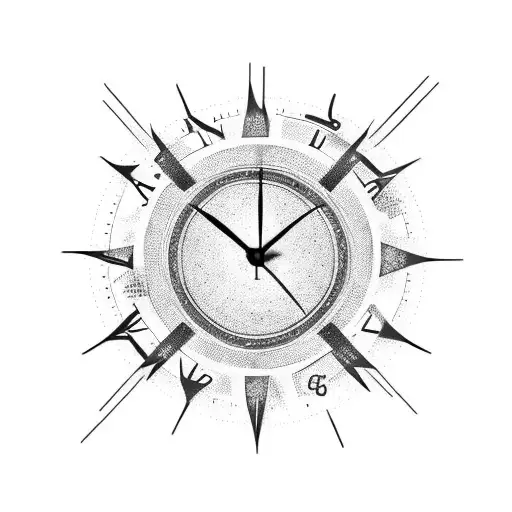 Clock Pendulum Black And Green