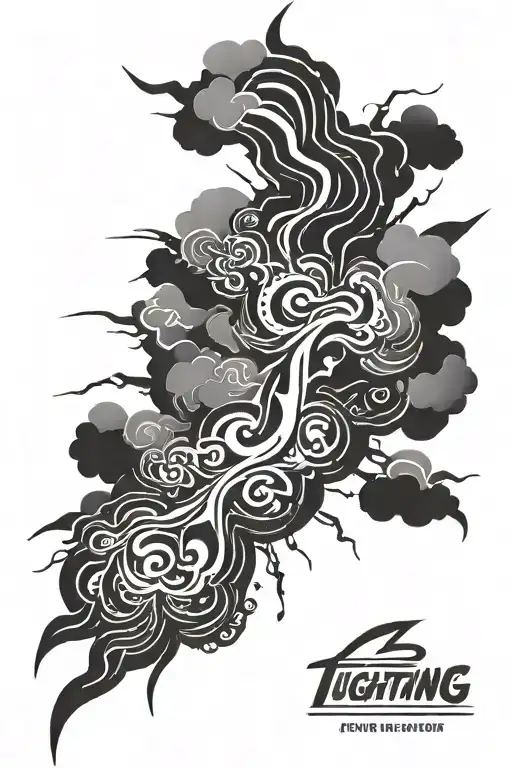 A Cloud From Which Lightning Strikes