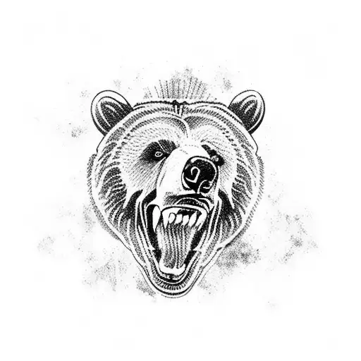 Grizzly Bear Growling