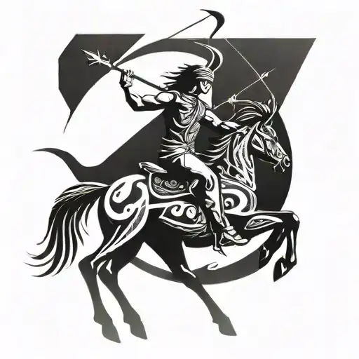 Sagittarius Archer Riding