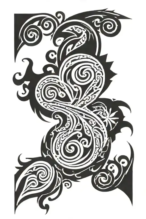 Abstract Sinister Scroll