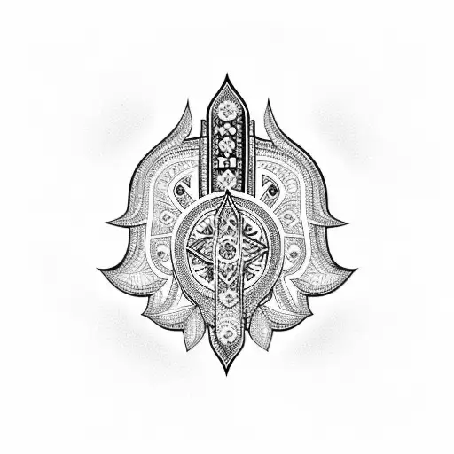 Hamsa And Krishna Symbol