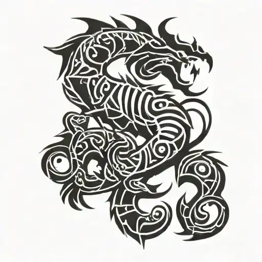 Scorpio Symbol Abd Heart