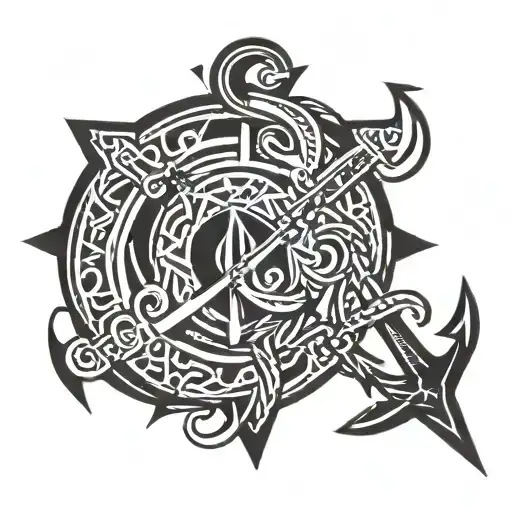 Cancer Zodiac And Anchor