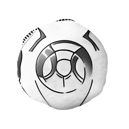 Water Polo Cap On Water Polo Ball