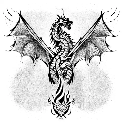 Half Body Dragon