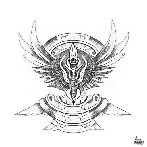 Quetzalcoatl On Skull