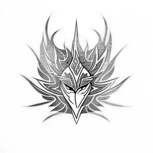 Rising Phoenix Maori Top Back