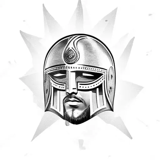 Roman Gladiator Helmet