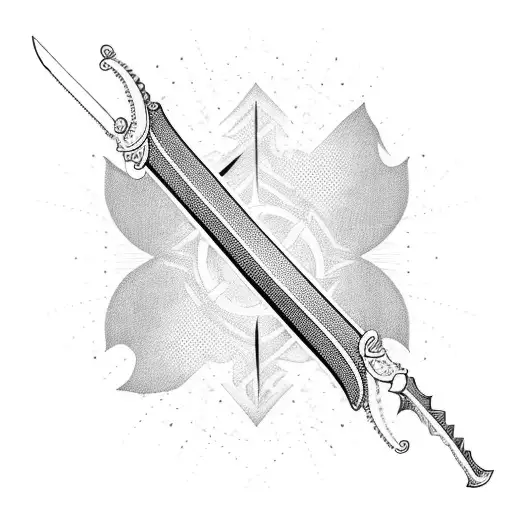 Words Forming A Sword