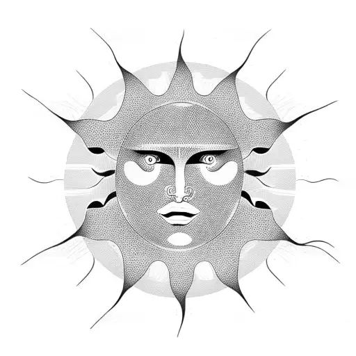 Sun With Face
