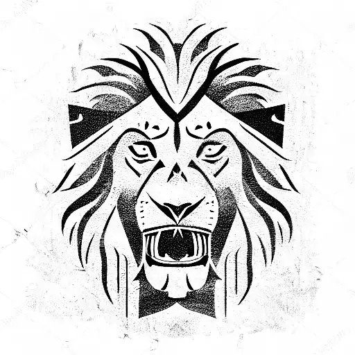 Lion And A Mason Sign