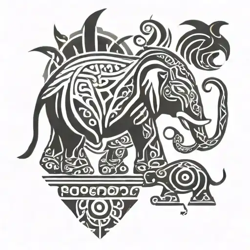 Elephant And Turtle Logo Incorporated