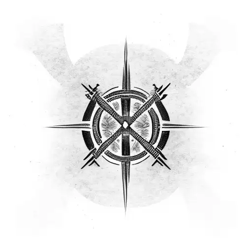 Nordic Runes And Crows