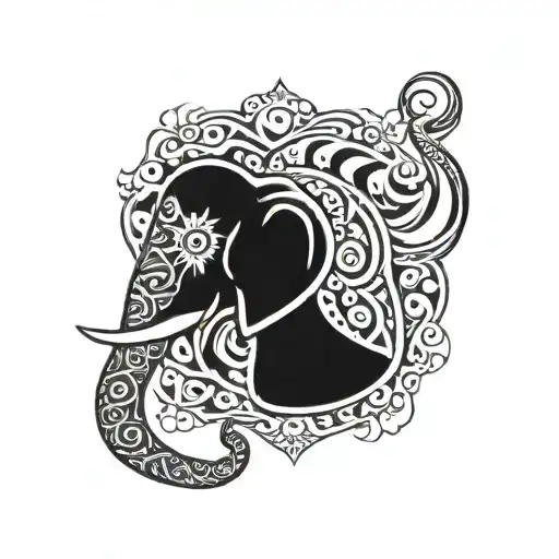 Has The Name Bidoura Mosharraf And An Elephant Head