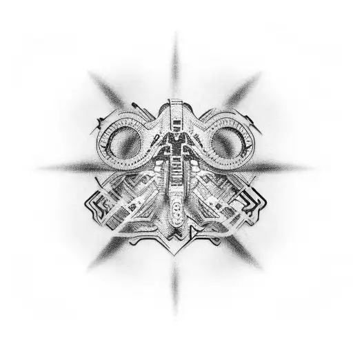 Cyber Sigilism Vertebrae Design Line