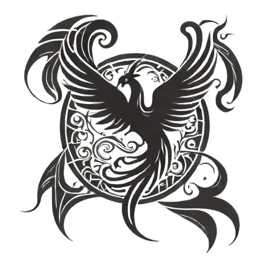 Phoenix Wings Spread