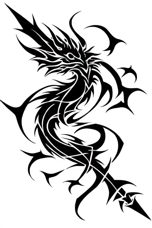 Spear Dragon Wrapped