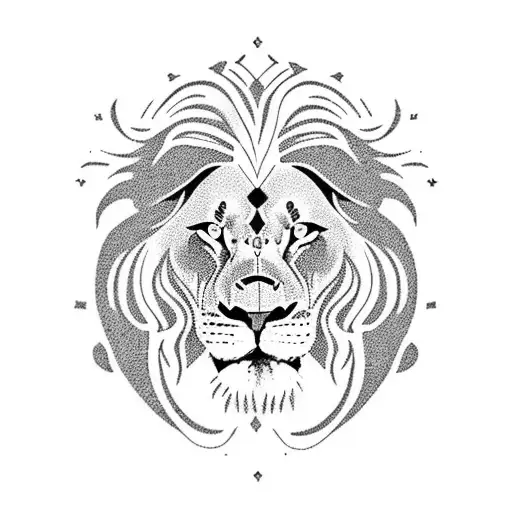 Lion With Words Vincere Malum