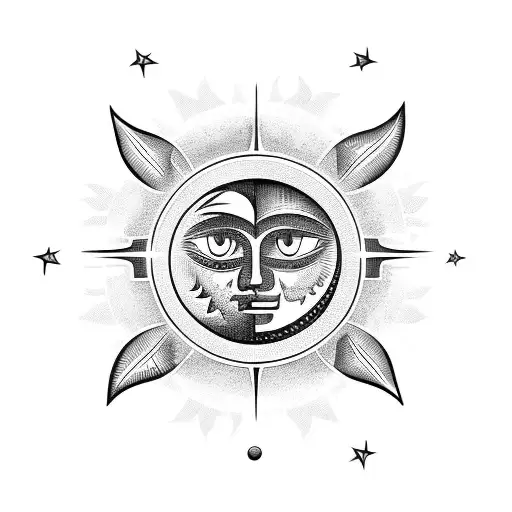 Sun And Moon And Stars