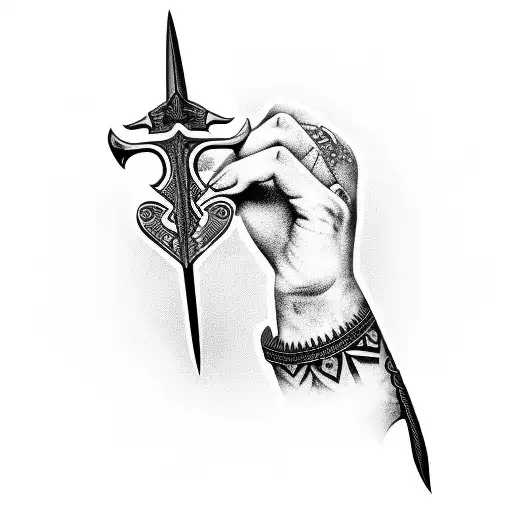 Sword Stabing A Coffin