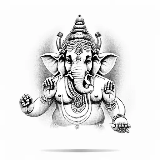 Ancient Hindu Anger Ganesha