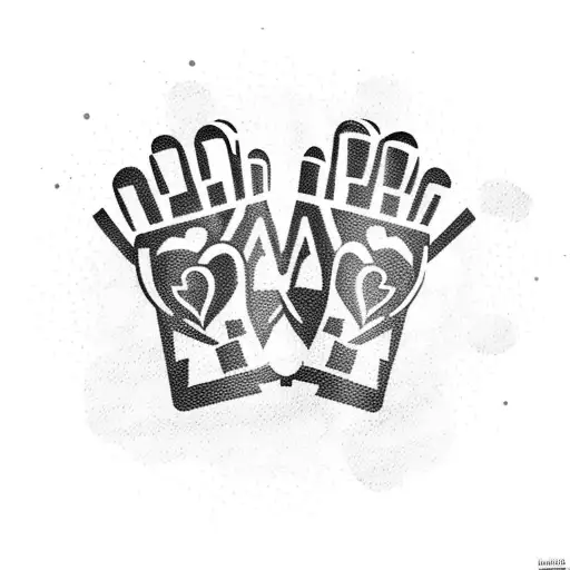 Football With Heart Goalkeeper Gloves