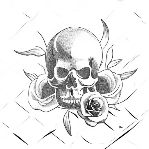 Skull And Roses