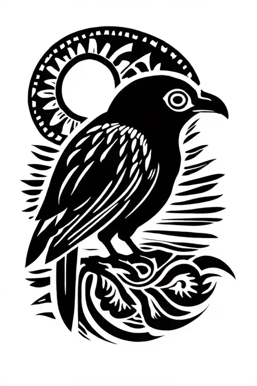 A Kiwi Bird With A Filipino Sun Rising