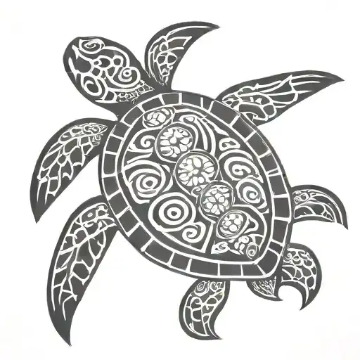 Sea Turtle Swimming